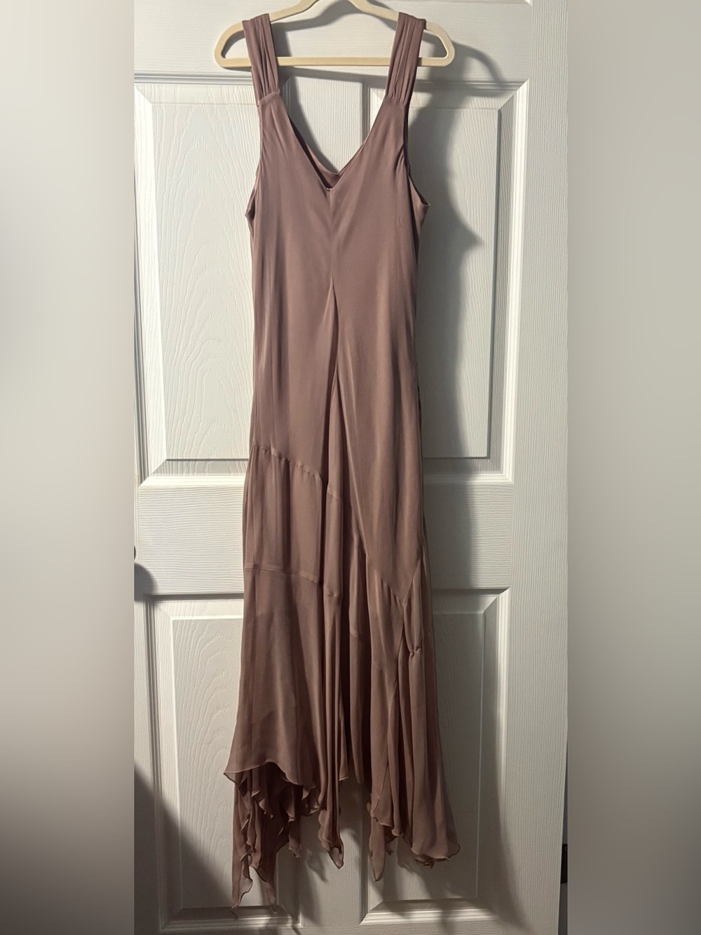 Hype muted blush pink silk dress